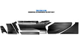 Fairing Panels w/ 2x Steps w/ Kick Panels Full Complete Set fits Driver 2022+ Kenworth T680 Next Gen