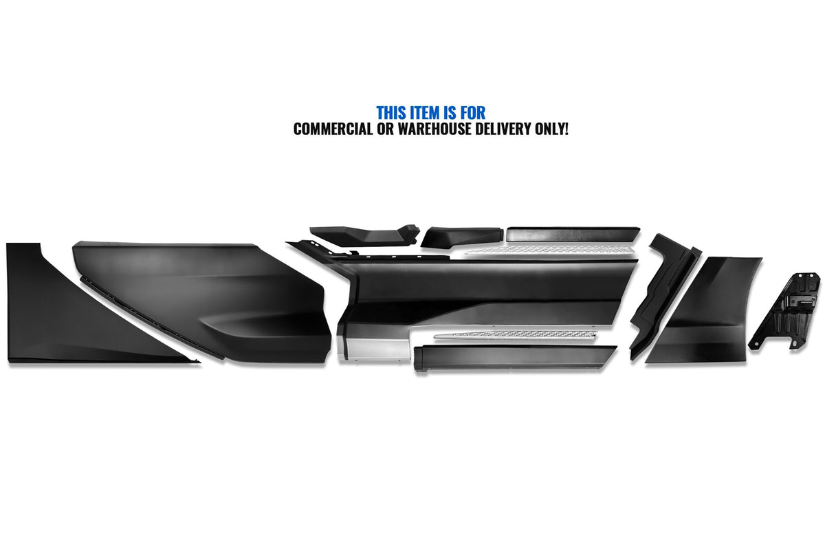 Fairing Panels w/ 2x Steps w/ Kick Panels Full Complete Set fits Passenger 2022+ Kenworth T680 Next Gen