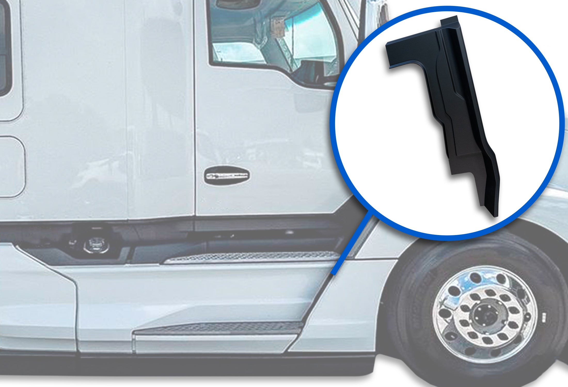 Front Cover Fairing Vent Passenger 2022+ Kenworth T680 – Tacoma