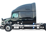 Central Panel Stripes Chrome Trim Set for Driver Side (10L, 11L) 2004-2017 Volvo VNL