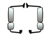 Door Mirrors Chrome Set 2004-2016 Freightliner M2, Columbia