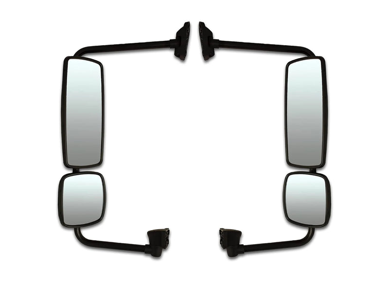 Door Mirrors Chrome Set 2004-2016 Freightliner M2, Columbia