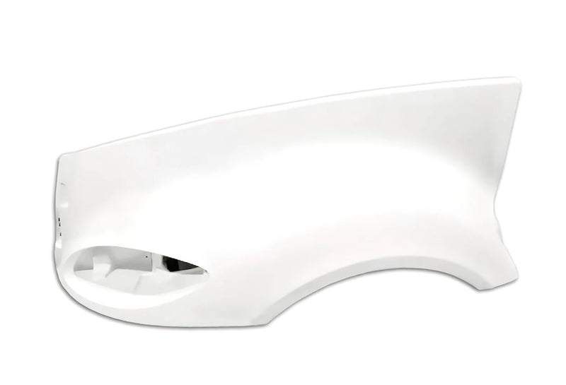 Hood Fender Fiberglass Driver with Hood Mirror 2006-2017 International Prostar