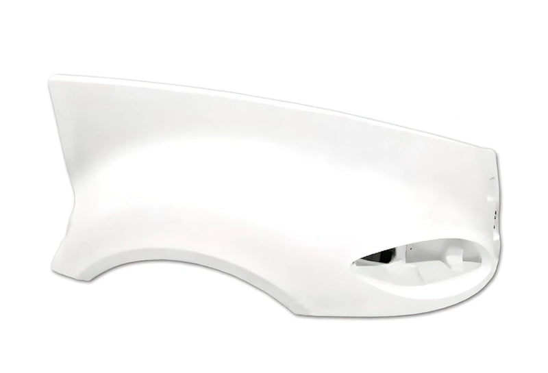 Hood Fender Fiberglass with Hood Mirror Passenger 2006-2017 International Prostar