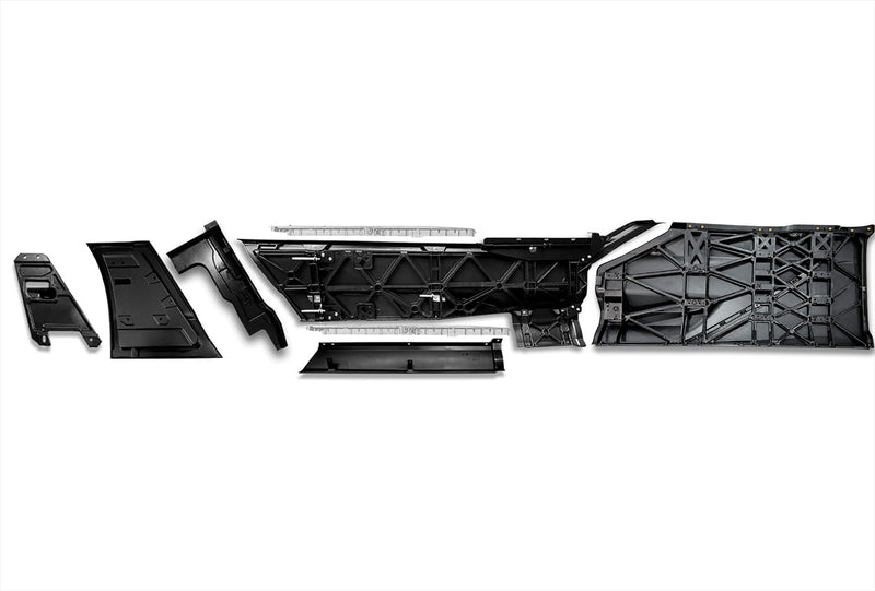 Fairing Panels w/ 2x Steps Full Complete Set fits Passenger 2022+ Kenworth T680 Next Gen