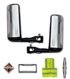 Door Mirrors Chrome Set International LT625
