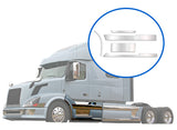 Front Panel Stripes Chrome Trim Set for Driver Side (5L, 6L, 7L, 8L, 9L)  2004-2017 Volvo VNL