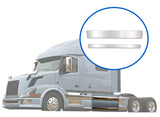 Central Panel Stripes Chrome Trim Set for Driver Side (10L, 11L) 2004-2017 Volvo VNL
