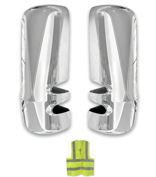 Door Mirror Covers Chrome Set 2022+ Kenworth T680 New Gen