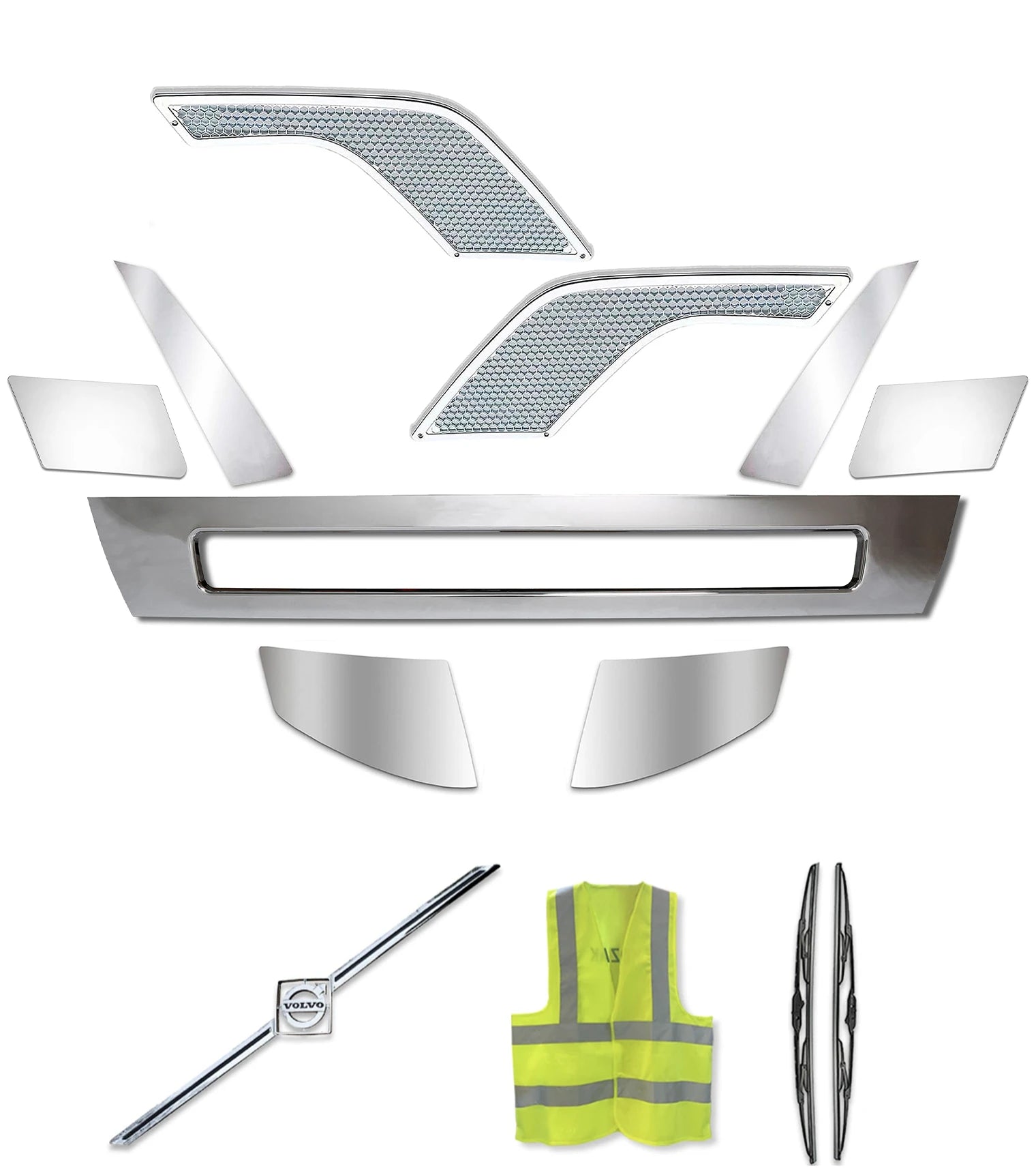 Chrome Trim Set 2016-2017 Volvo VNL – Tacoma Parts Corporation