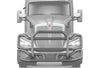 Front Grey Grille Guard Large 2022+ Kenworth T680 Next Gen (No Fog)