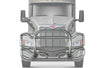 Front Grille Bumper Guard Large Chrome 2022+ Peterbilt 579 NO Fog