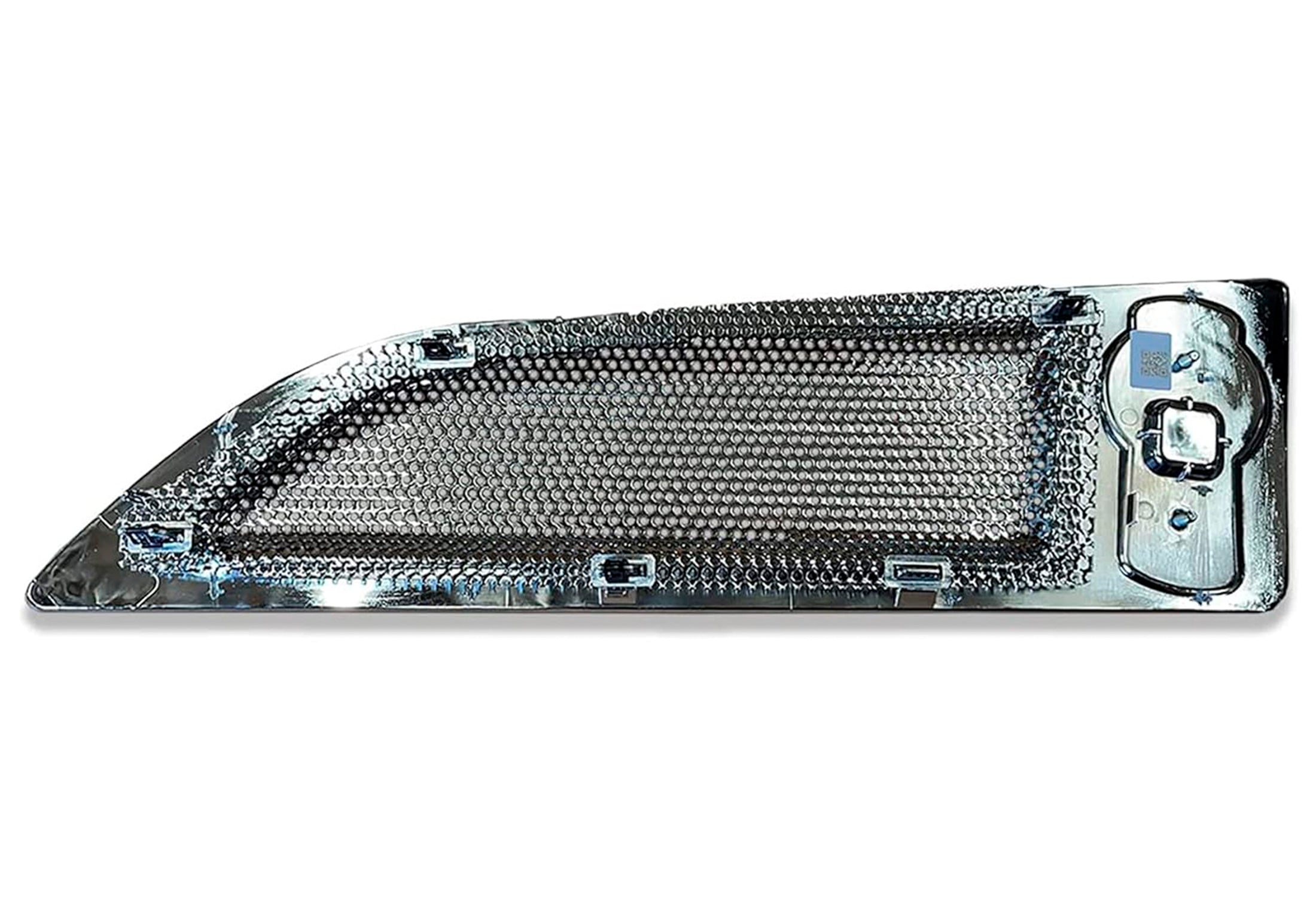 Hood Side Air Intake Vent Grille Chrome Passenger 2013-2021