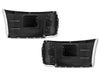 Chrome Plastic Bumper Corners Right and Left Side No Fog Light Hole for Peterbilt 579 - 