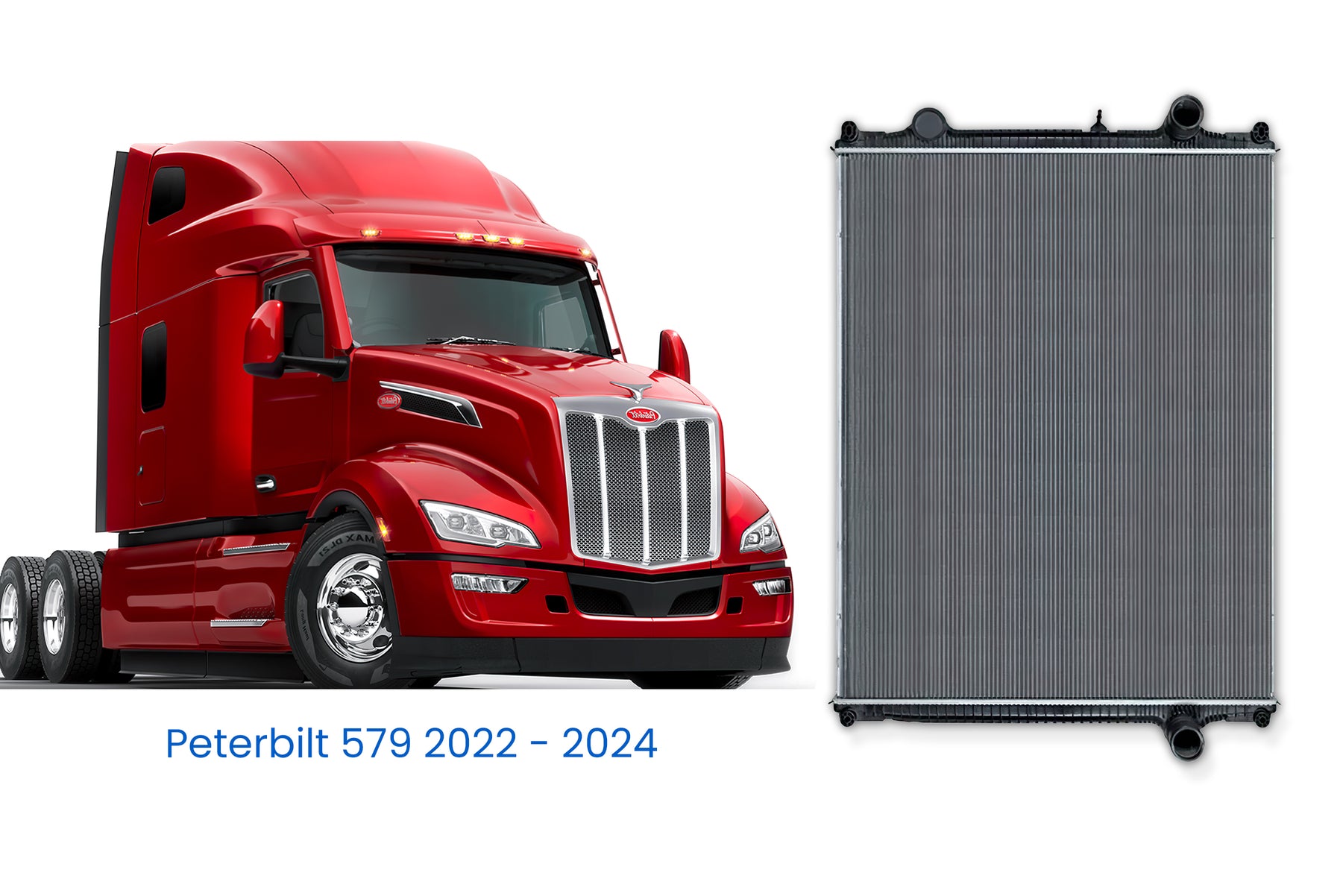 Radiator - Core and Tank PY091001 2022+ Peterbilt 579 – Tacoma Parts ...