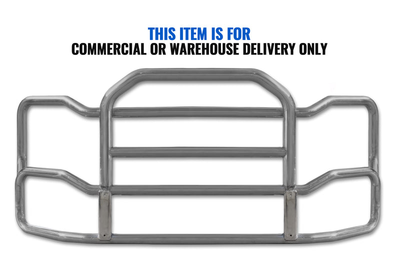 Grille Guard Large Chrome with Lights Peterbilt 386