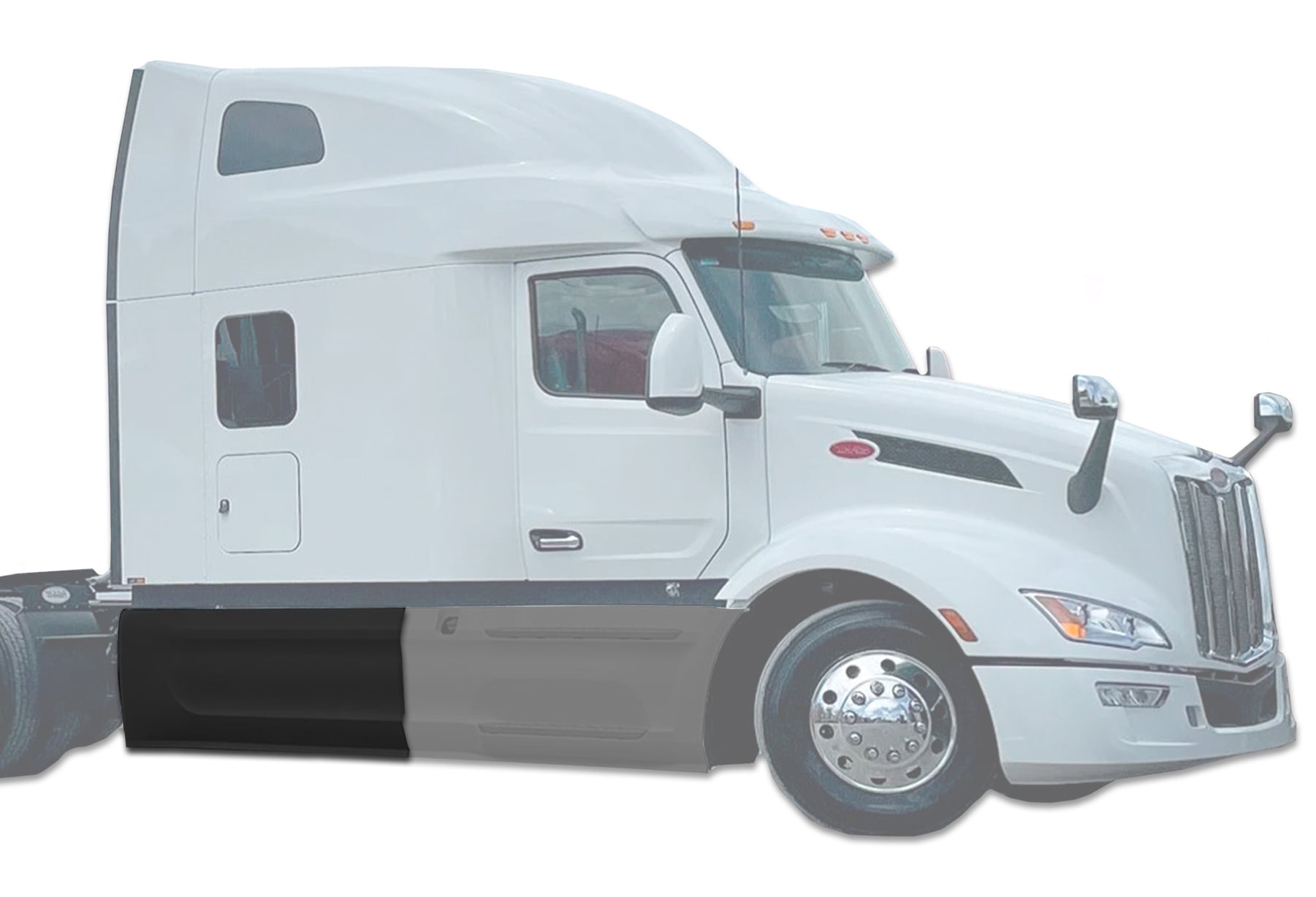 Peterbilt Rear Panel Rear Side Panel with Bracket Passenger 2023+ Peterbilt 579 – Tacoma ...