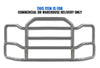 Grille Guard Large Chrome with Lights 2022+ Peterbilt 579 No Fog