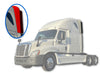 Top Cabin Wing Fairing w/ Stripe Narrow Driver 2008-2017 Freightliner Cascadia