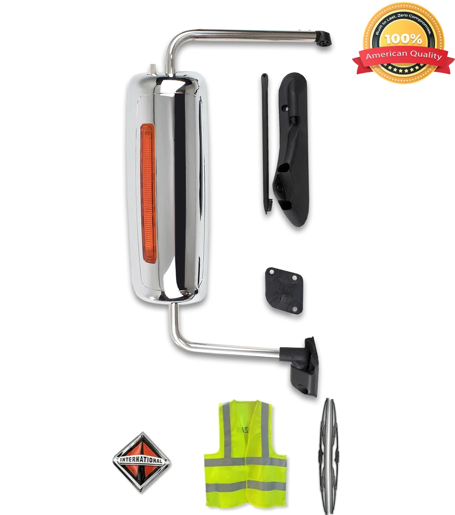 APA Replacement For Exterior Rear View Mirror 2012 - 2015 TACOMA Power Non-Heated With Signal Light Chrome Cap Driver Left Lh Side To1320285 - Foto 5