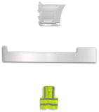Stripe Chrome Trim for Rear Step Fairing Panel 29" (75 cm) Driver Side (12L) 2004-2017 Volvo VNL