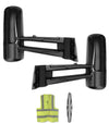 Door Mirrors Black Set 2022+ Kenworth T680 New Gen