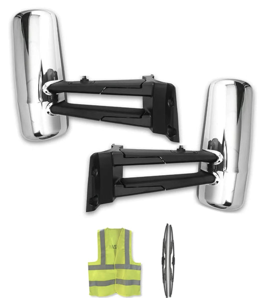 Door Mirrors Chrome Set 2022+ Kenworth T680 New Gen