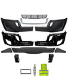 Bumper without Fog Holes Plastic w/ Brackets 11 Pcs 2018-2024 Freightliner Cascadia 126 116