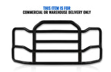 Grille Guard Large Black International RH (Plastic Bumper w/ Central Fog)