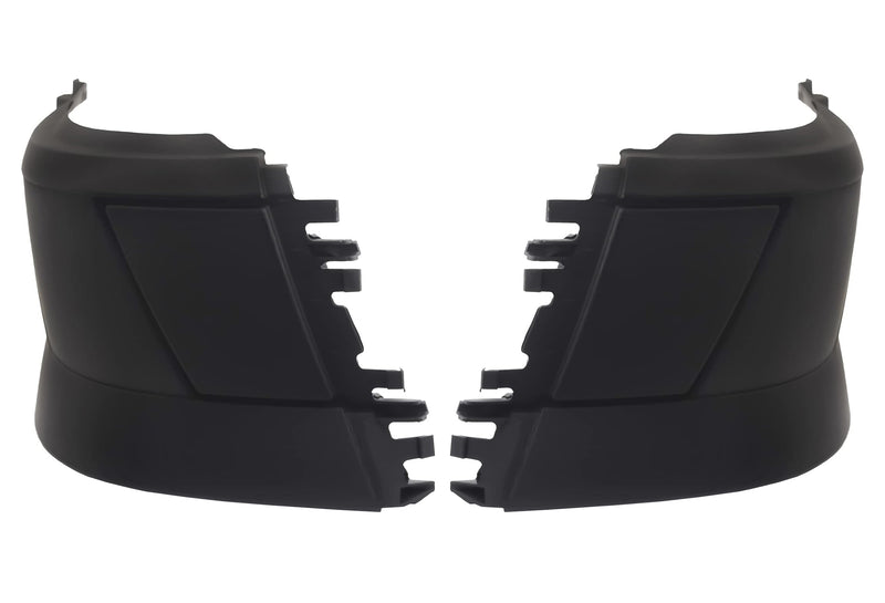 Bumper Corners No Fog Holes Plastic Set 2004-2015 Volvo VNL