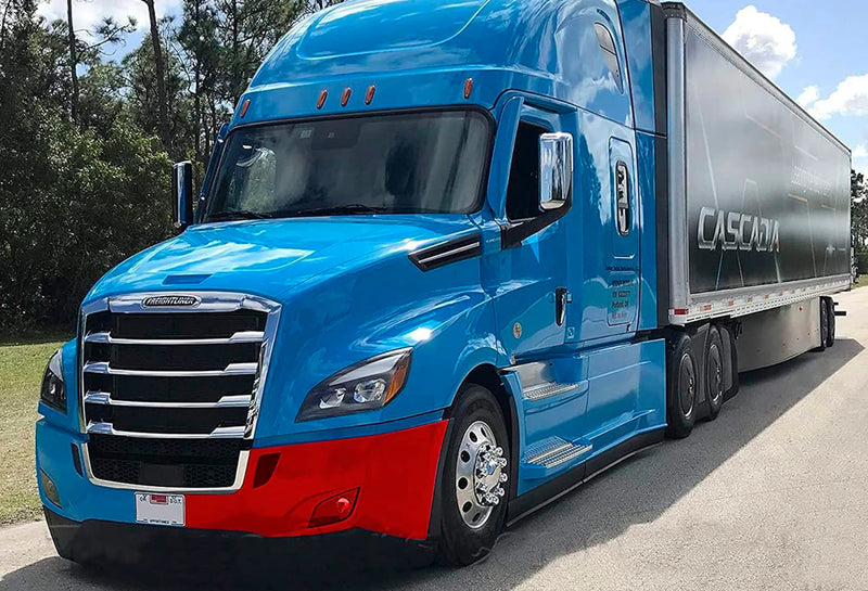 Bumper Cover and Reinforcement with Fog Light Driver 2018+ Freightliner Cascadia 126 116