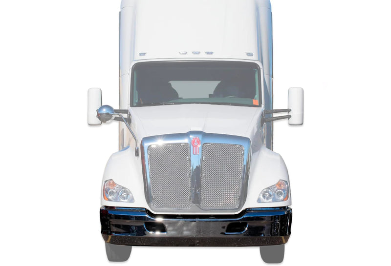 Bumper Corners Steel Chrome Set Kenworth T680