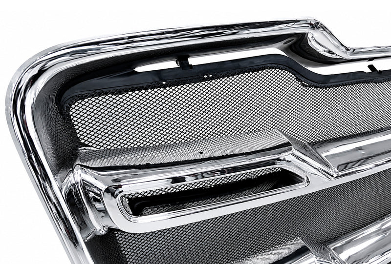 Front Chrome Grille With Bug Screen 2025 2026 Freightliner Cascadia