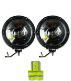 6'' Inch LED Round Work Light Bar Spot Lamps 2 Pcs.