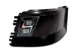 Bumper Corner w/ Fog Hole & LED Fog Light Black Housing Driver 2004-2015 Volvo VNL