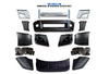 Bumper Set W/ Fog Holes Chrome Trim & Air Flow Deflector 2018+ Volvo VNL VNR