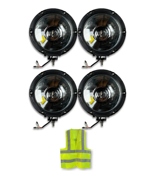 6'' Inch LED Round Work Light Bar Spot Lamps 4 Pcs.