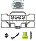 Front Grille Guard Chrome International LT625