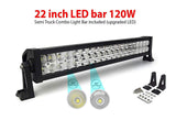 Light LED Bar 22 inch 120w Double Row
