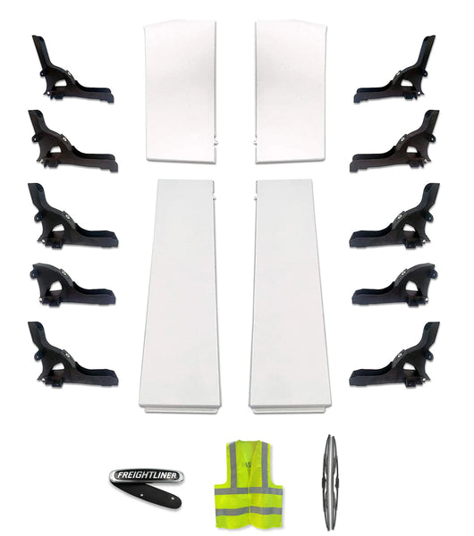 Cabin Fairings and Brackets Set 14 Pcs 2008-2016 Freightliner Cascadia 125