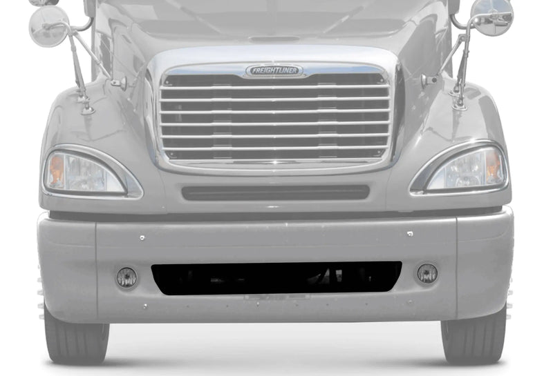 Bumper Set Chrome with Fog and Brackets 2002-2012 Freightliner Columbia