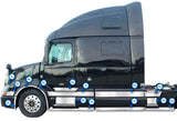 Chrome Trim Set Driver 2004-2017 Volvo VNL