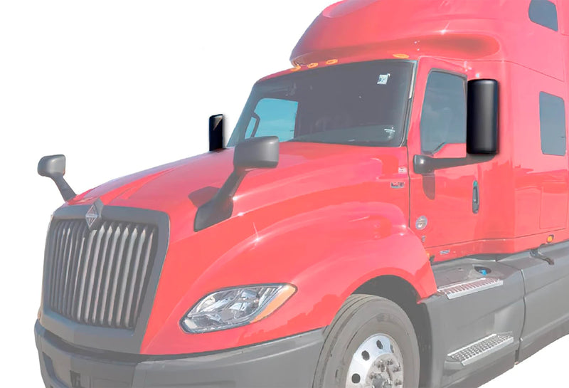 Door Mirror Covers Black Set International LT625