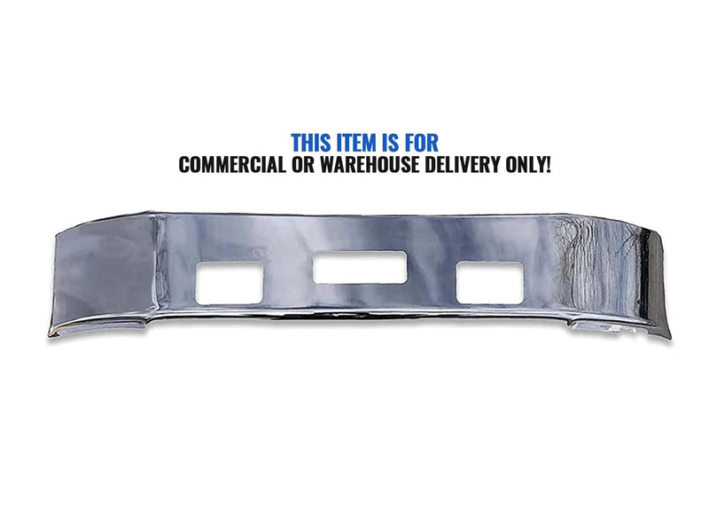 Bumper Without Fog Holes Chrome 2002-2007 Freightliner Columbia 120