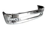 Bumper Set Chrome with Fog and Brackets 2002-2012 Freightliner Columbia