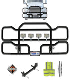 Front Grille Guard Black International LT625