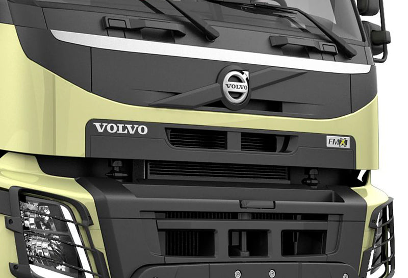 Grille Front Logo Emblem Silver Volvo FMX FL FE FH FM