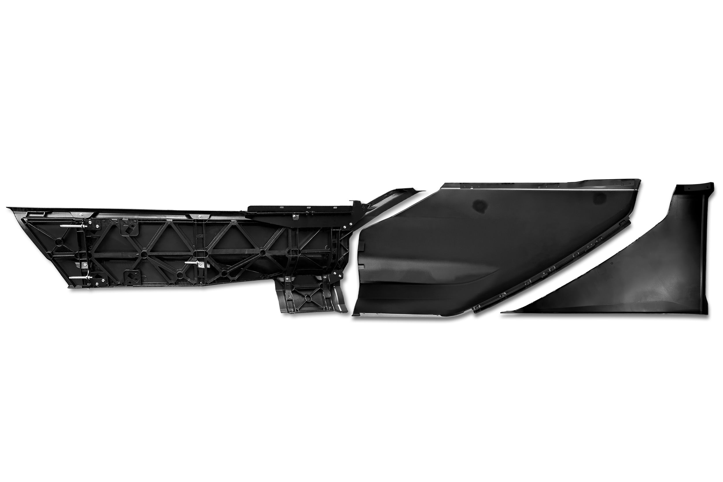 Front Step & Rear Fairing Panels Complete Set fits Right Passenger