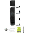 Top and Lower Wind Fairing Cab Extenders w/Brackets Passenger International LT625