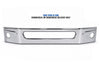 14” Front Bumper Chrome with Fog Light Holes 2021+ Kenworth T380